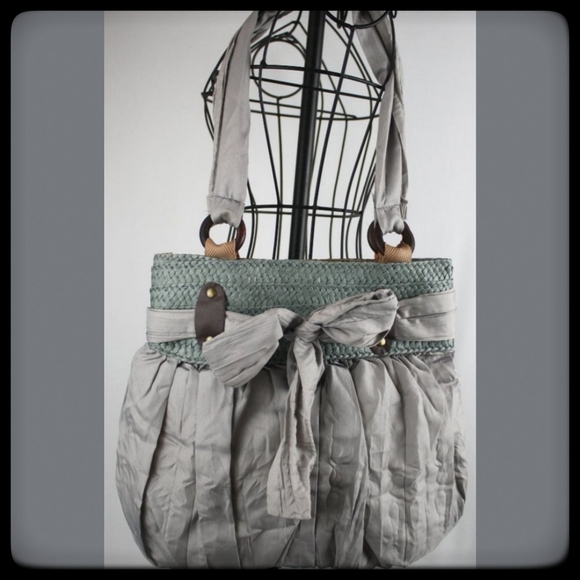 Crinkle Crepe Bags-Purple, Grey - Picture 5 of 6